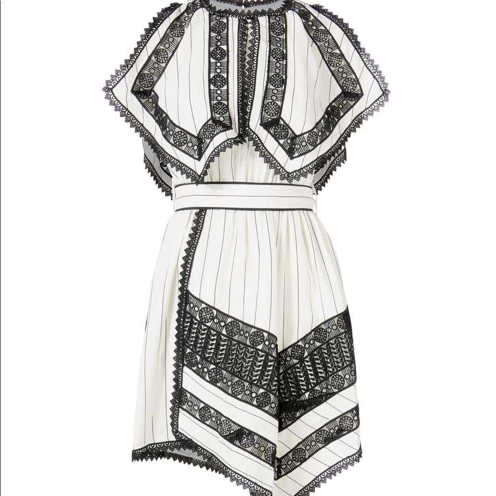 Self portrait black and white dress